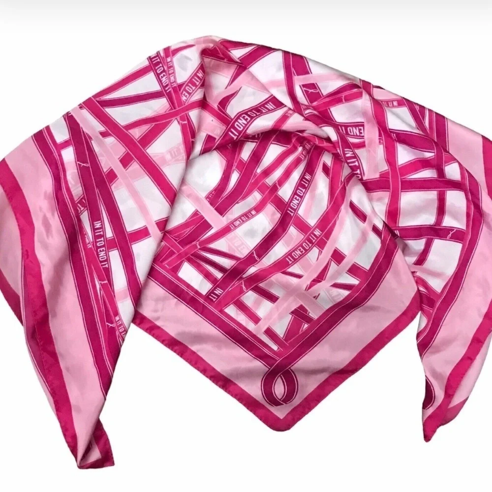 Avon Pink Ribbon In It To End It Scarf Wrap